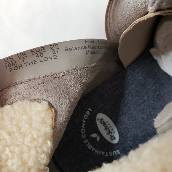 NIB Dr. Scholl's For the Love Block Heel Ankle Booties Gray Sz 10 - Picture 8 of 11